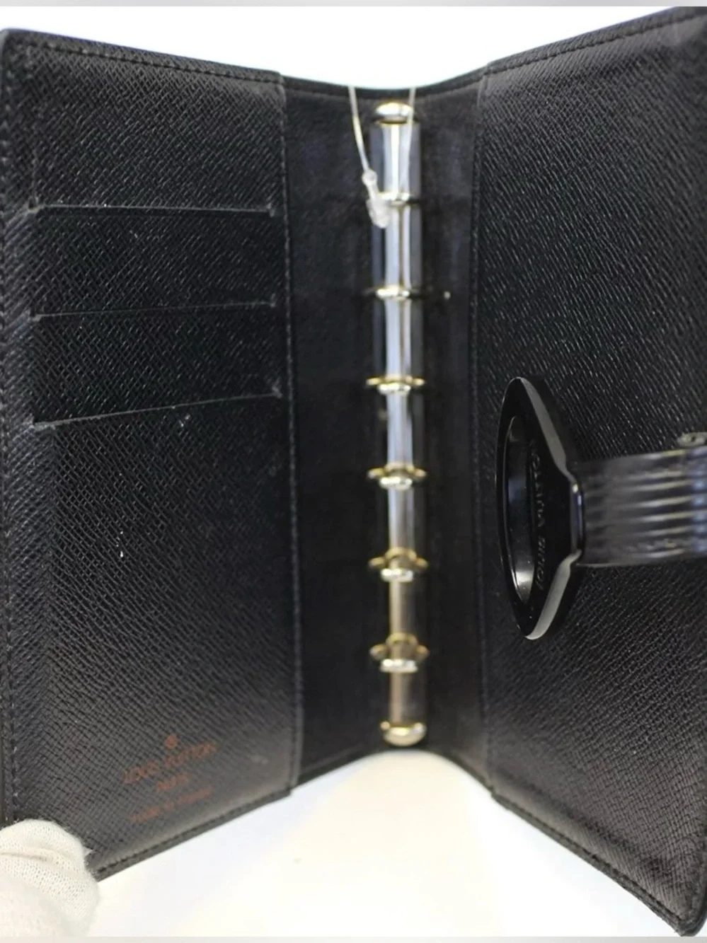 Louis Vuitton Black Epi Leather Z Fonctionnel PM Agenda